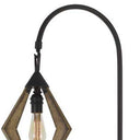 Traditional Shaped Floor Lamp - Black - HomeRoots - Floor Lamps - Elite Enclave Home