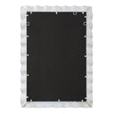 Haya - White Scalloped Mirror