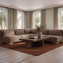 June - Corner Chair - Dark Brown - Moe's Home Collection - Corners - Elite Enclave Home