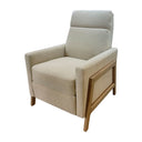 Luna - Recliner With Frame - Beige - Chapel Hill - Reclining Chairs - Elite Enclave Home