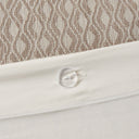 Grace - 9 Piece Geometric Comforter Set - Taupe