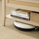 Lennox - Lift - Top Coffee Table With Storage & Lower Open Shelf - Natural - 510 Design - Coffee Tables - Elite Enclave Home