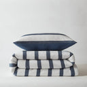 Merritt - Twin/Twin Long Yarn - Dyed Striped Comforter - Blue - Super Listing - Comforters & Sets - Elite Enclave Home