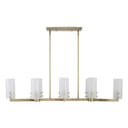 Mistie - 8 Light Linear Chandelier - Bronze