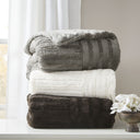 Arctic - Ultra Down Alternative Throw - Gray - Madison Park - Throws - Elite Enclave Home