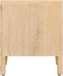 Oakwood - Night Stand - White Oak - Meridian Furniture - Accent Nightstands - Elite Enclave Home