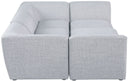 Miramar - 6 Piece Modular Sectional - Meridian Furniture - Stationary Sectionals - Elite Enclave Home