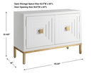 Aiken - 2 Door Cabinet - White
