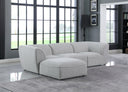Miramar - 4 Piece Modular Sectional - Meridian Furniture - Stationary Sectionals - Elite Enclave Home