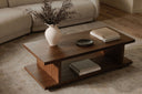 Miri - Coffee Table - Walnut - Moe's Home Collection - Coffee Tables - Elite Enclave Home