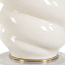 Anneli - Swirl Table Lamp - White - Uttermost - Table Lamps- Elite Enclave Home