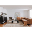 Form - Leather Slipper Chair - Sonoran Tan - Moe's Home Collection - Stationary Chairs - Elite Enclave Home