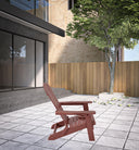 Heavy Duty Plastic Adirondack Chair - Brick Red
