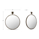 Cameo - Mirror - Aged Brass - Moe's Home Collection - Wall Mirrors - Elite Enclave Home