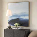 Cold Shoulder - Hand Painted Landscape Art - Black / Blue / Gray / White / Woodtone - Uttermost - Canvas Art - Elite Enclave Home