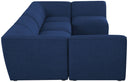 Miramar - 6 Piece Modular Sectional - Meridian Furniture - Stationary Sectionals - Elite Enclave Home