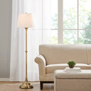 Athena - 59" Floor Lamp - Antique Brass - Hampton Hill - Floor Lamps - Elite Enclave Home