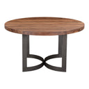 Bent - Round Dining Table - Natural Stain - Moe's Home Collection - Dining Tables - Elite Enclave Home