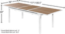 Nizuc - Outdoor Patio Extendable Dining Table - Meridian Furniture - Dining Tables- Elite Enclave Home