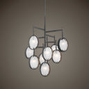 Maxin - 9 Light Chandelier - Dark Bronze