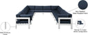 Nizuc - Outdoor Patio 12 Piece Modular Sectional With White Frame - Meridian Furniture - Stationary Sectionals- Elite Enclave Home