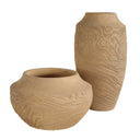 Sandstone Flow - Large Terracotta Vase - Light Brown