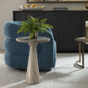 Shura - Indoor - Outdoor Marble Accent Table - Brown / White - Uttermost - Accent Tables - Elite Enclave Home