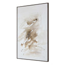 Still Moving - Abstract Painting - Brown / Gray / White