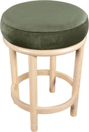 Monette - Counter Stool With Natural Base - Meridian Furniture - Counter Height (24" - 27") - Elite Enclave Home