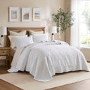 Quebec - Queen Reversible Bedspread Set - White