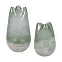 Chianti - Seeded Glass Vases (Set of 2) - Blue / Green - Uttermost - Vases & Jars - Elite Enclave Home