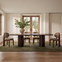 Daphne - Dining Table Large Dark Emperador Marble - Brown - Moe's Home Collection - Dining Tables - Elite Enclave Home