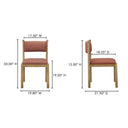 Villetta - Dining Chair (Set of 2) - Deep Pink - Moe's Home Collection - Chair Sets - Elite Enclave Home