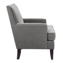 Colton - Track Arm Club Chair - Gray - Madison Park - Club Chairs - Elite Enclave Home