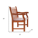 Garden Armchair - Brown