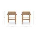 Anna - Counter Stool - Light Brown - Moe's Home Collection - Counter Height (24" - 27") - Elite Enclave Home