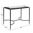 Eisen - Textured Glass Accent Table - Bronze