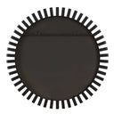 Jael - Round Iron Bands Mirror - Black