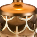 Magestic Geo Table Lamp - Brown And Gold