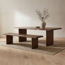 Lila - Large Dining Bench - Brown - Moe's Home Collection - Dining Benches - Elite Enclave Home