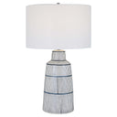 Breton - Nautical Stripe Table Lamp - White