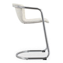 Freeman - Chrome Frame Counter Stool (Set of 2) - Blended Cream - Moe's Home Collection - Stool Sets - Elite Enclave Home