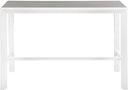 Nizuc - Outdoor Patio Rectangle Bar Table - Meridian Furniture - Bar Tables- Elite Enclave Home