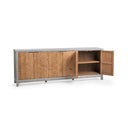 Ambrose - 6 Door Cabinet - Soft Coastal - Classic Home - Buffets - Elite Enclave Home