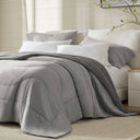 Full/Queen Reversible Tencel Comforter Blanket - Gray - Harbor House - Comforters & Sets - Elite Enclave Home