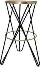 Mercury - Iron Bar Stool - Meridian Furniture - Bar Height (28" - 30") - Elite Enclave Home