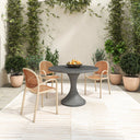 Isadora - Outdoor Dining Table - Dark Gray - Moe's Home Collection - Dining Tables - Elite Enclave Home