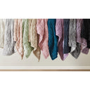 Ruched Fur - Ruched Throw - Teal - Madison Park - Throws - Elite Enclave Home