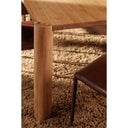Post - Small Dining Table - Natural - Moe's Home Collection - Dining Tables - Elite Enclave Home