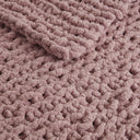 Chenille Chunky Knit - Throw - Blush - Madison Park - Throws - Elite Enclave Home